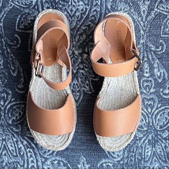 Soludos Minorca High Platform Sandal Nude Size 9 - Picture 6 of 13